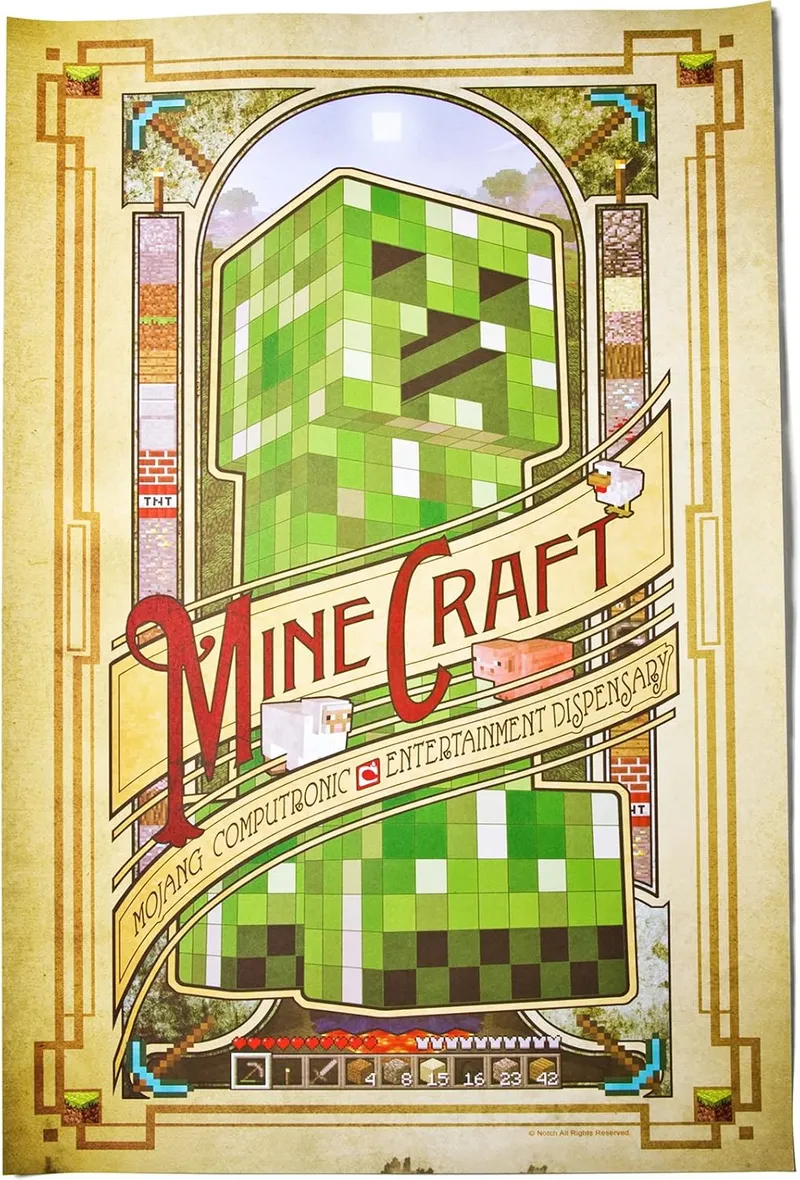 JINX Minecraft Computronic Poster