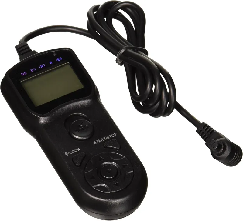 JJC TM-A Wire Multi-Function LCD Timer Remote Control for Canon EOS 5DS R 5DS 1DC 6D 1DX 1D 7D 50D 5D Mark II III IV 1D