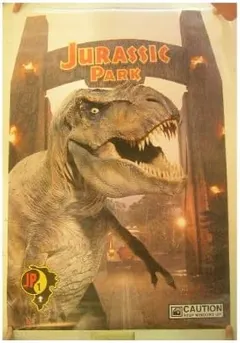 Jurassic Park Poster Caution Keep Windows Up
