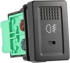 Keenso Car Fog Light Push Button, Auto Front Fog Light Switch for Suzuki SX4 Swift Grand Vitara 2006-12 Black