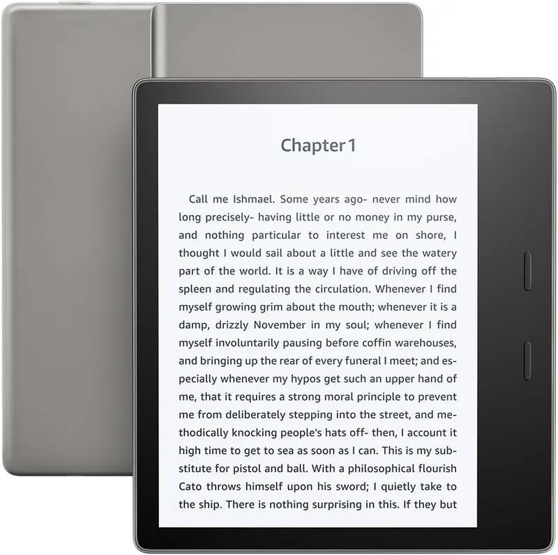 Kindle Oasis E-reader (Previous Generation - 9th) – Graphite, 7" High-Resolution Display (300 ppi), Waterproof, Built-In