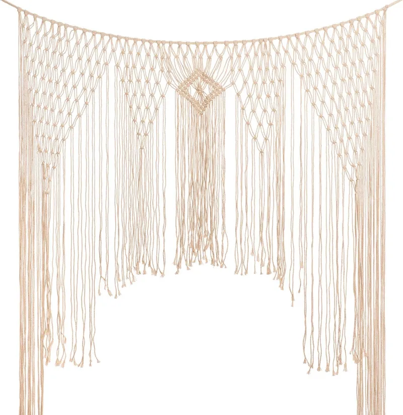 Large Macrame Wall Hanging - Macrame Curtains - Macrame Wall Decor - Boho Wedding Backdrop Curtains,Home Decor,Living Ro