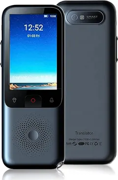 Latest Generation August 2021 | DoDoDuck 2 Language Translator Device | No WiFi Needed | Best Offline 2 Way Translation in 14 Languages 138 Online | Bluetooth | 32GB Voice Recorder