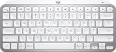 Logitech MX Keys Mini Minimalist Wireless Illuminated Keyboard, Compact, Bluetooth, Backlit, USB-C, Compatible with Apple macOS, iOS, Windows, Linux, Android, Metal Build - Pale Gray (Renewed)