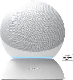 Made For Amazon, Battery Base in White, for Echo (4th generation). Not compatible with previous generations of Echo or Echo Dot (1st Gen, 2nd Gen, or 3rd Gen).