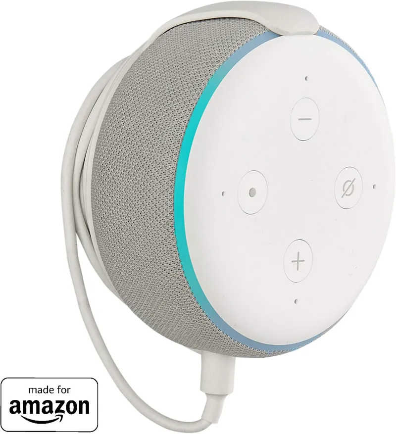 Made for Amazon Mount for Echo Dot (3rd Gen) - White