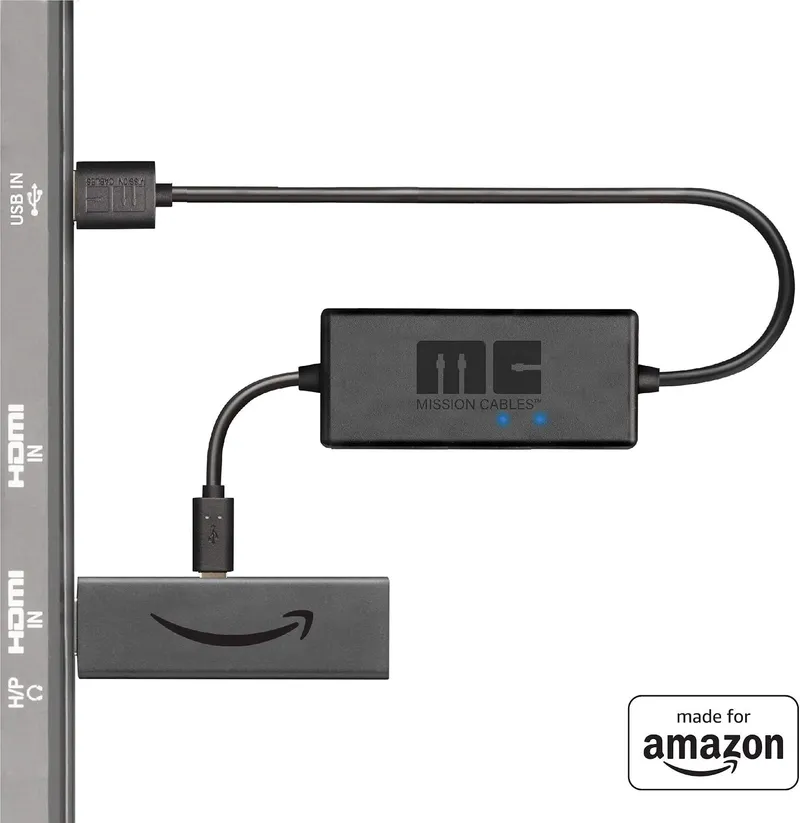 Made for Amazon, USB Power Cable (Eliminates the Need for AC Adapter)