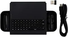 Mcbazel Dobe 2.4G Wireless Rechargeable Handheld Keyboard Keypad Chatpad with Holder for NS Switch Joy-Con Controller