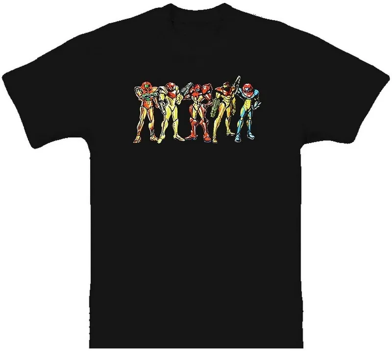 Metroid Samus Evolution Classic T Shirt