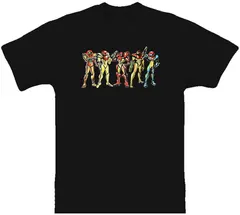 Metroid Samus Evolution Classic T Shirt