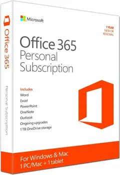 Microsoft Office 365 Personal 1 Year PC or Mac