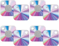 MightySkins Skin Compatible with Tile Mate w/Replaceable Battery (2018) - Rainbow Zoom | Protective, Durable, and Unique Vinyl wrap Cover | Easy to Apply, Remove, and Change Styles | Made in The USA