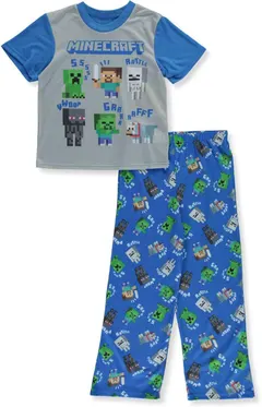 Minecraft Rattle 2-Piece Pajamas
