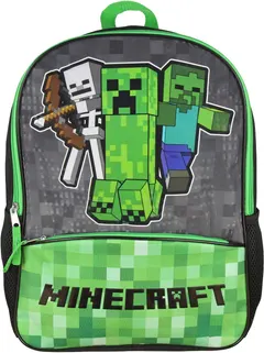 Minecraft Shimmer Pixel Characters 16" Backpack