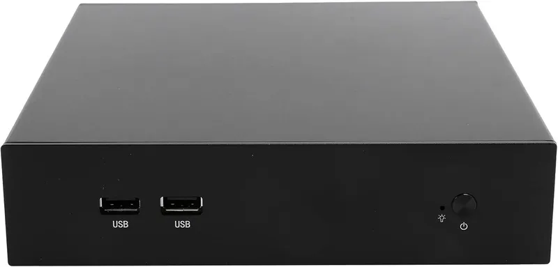 Mini-ITX PC Gaming Case, Small Form Factor Mini-ITX, Computer Mini Case for ITX HTPC Home Theater Motherboard for Deskto