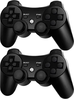 MINSWC PS3 Controller Wireless 2 Pack, Replacement for Playstation 3 Controller Wireless, PS3 Remote Controller, PS3 Bluetooth Controller, PS3 Joystick Controller, Compatible with Sony Playstation 3