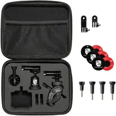 Mob Armor Action Camera Bundle - Content Creator Essentials for Camera Car Mount, Camera Holder for Road Adventures, Action Camera Accessories (Claw, Magnetic Mounts & Steel Discs w/ Nylon Case)