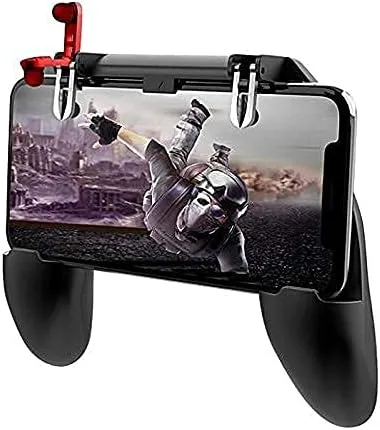 Mobile Gaming Bros Mobile Game Trigger Joystick Controller for iOS iPhone & Android, Fits up to 6.5 inch Cell Phones, L1