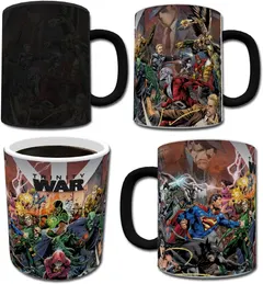Morphing Mugs DC Comics Trinity Wars Ceramic Mug, Black