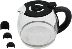 Mr Coffee Replacement Pot Compatible With Mr. Coffee 12 Cup coffee maker machine,Black Handle