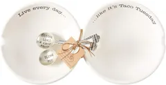 Mud Pie Double Salsa Server Set (Taco Tuesday)