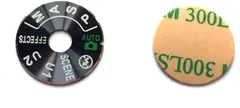 New Top Cover Button Mode Dial Plate Interface Cap Button Label for Nikon D7100 D7200 D750 Camera Repair Parts