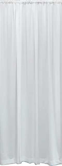 OnlineEEI, 8 Ft Premier Drape Panel for use with Pipe and Drape System, 95 x 60, 4 Rod Pockets, White