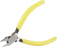 Oumefar 4 Inch Diagonal Side Flush Cutter Copper Precision Wire Shears Mini Clean Cut Pliers Nippers Repair Tool for Cutting Electronics Wires Copper Zip Ties Plastic Parts and Jewelry Making