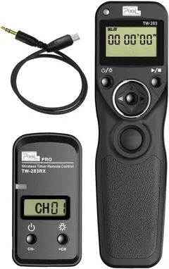 Pixel Timer Shutter Release Remote Control TW283-S2 Remote Release for Sony A58 A68 A1 A9 A7 A7II A7R A7RII A7S A5000 A5100 A6000 A6300 A6400 A6500 A6600 RX100/II HX300 HX400 HX400V HX50V HX90 RX10