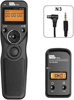 Pixel TW-283 N3 Wireless Shutter Remote Control Tiner Remote Shutter Release for Canon Eos 5D Mark IV 5D 6D 7D Mark 1DX MARKII R5 50D 40D 30D 20D 10D D60 D30 D2000 EOS-1V EOS-3
