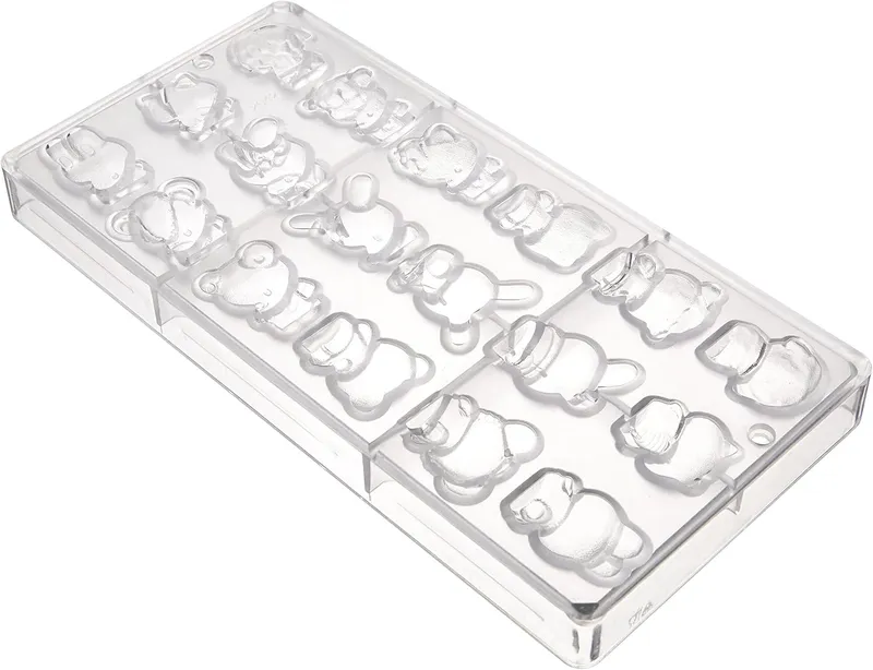 Polycarbonate Hello Kitty Mold, 18 Cavities