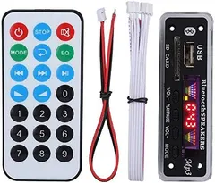 Pomya Bluetooth Decoder Board, Bluetooth MP3 WMA Decoding Board Audio Wireless Bluetooth Module with USB and SD Card Slot