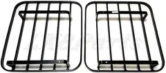 Proper Spec Defender 90 110 Rectangular Front LAMP Guards Set Pair RTC8969 New
