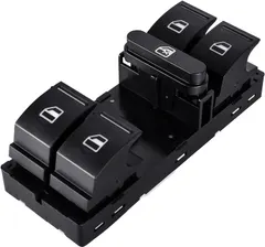 PUENGSI 901-503 Driver Side Master Power Window Switch Replace 1K4959857BREH Window Switch for 2005-2014 VW Jetta/Passat/CC/Golf/GTI