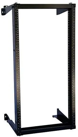 RAISING ELECTRONICS 12U Wall Mount Open Frame 19inch Server Equipment Rack Threaded 15 inch Depth Black (12U)