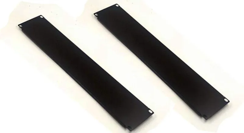 RAISING ELECTRONICS 2 Pack 2U Blank Rack Mount Panel Server Network Racks Enclosures Spacer 19 inch