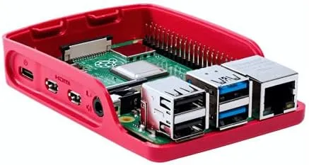 Raspberry Pi 4 Case - Red/White