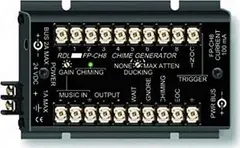 RDL FP-CH8 Chime Generator with External Chime Actuation, Automatic Ducking, 20 Hz to 50 kHz - Power Supply Included