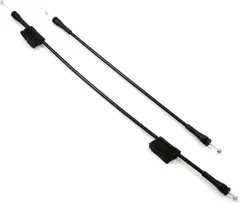 Red Hound Auto Compatible with Ford (E150 E250 E350 Vans 1992-2013 Econoline Super Duty) Cargo Door Latch Release Cable - Premium New Replacement