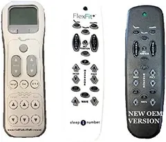 Replacement Control for Sleep Number Flex Fit Plus or Precision Comfort (New Black Non-LCD Version- See Pics) Adjustable Bed