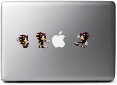 Retro 8-Bit Shadow (Multi-pack) from Sonic the Hedgehog Decals for MacBook, iPad Mini, iPhone 5S, Samsung Galaxy S3 S4, Nexus, HTC One, Nokia Lumia, Blackberry