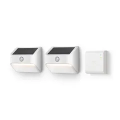 Ring Solar Steplight, Outdoor Motion-Sensor Security Light, White (Starter Kit: 2-pack)