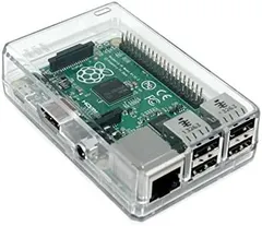 sb components Premium Transparent Closed Case for Raspberry Pi 2 Model B Good for Xbmc Users