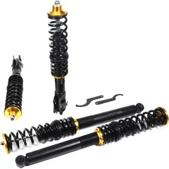 Scitoo Coilover Suspensions Shock Struts Kits Assembly Full Set Shocks Struts Kits fit 1995-2002 for Volkswagen for Cabrio/1985-1999 for Volkswagen for Golf/1985-1998 for Volkswagen for Jetta