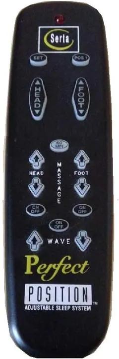 Serta Perfect Position II (New 2020 Non Version) Replacement Remote Control for Adjustable Bed