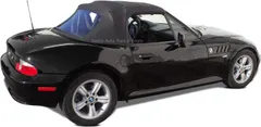 Sierra Auto Tops Convertible Top Replacement for BMW 1996-2002 Z3, Twill Grain Vinyl, Black, Plastic Window