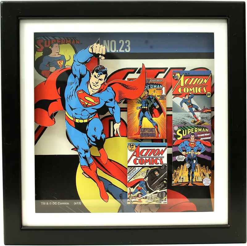 Silver Buffalo DC Comics DC Superman Shadow Box