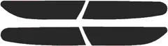 SlickMod Precut Vinyl Tint Overlay Kit for 2013-2016 Dodge Dart Inner Taillights