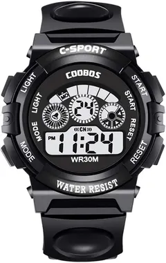 Souarts Multi Function Digital Chronograp Strap Quartz Watch Electronic Sport Students Watch
