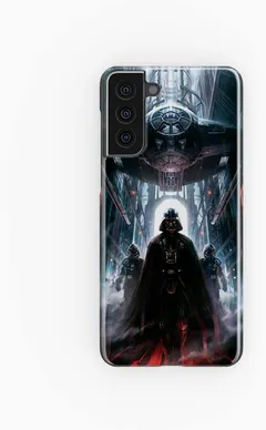 Star-Wars Dark Side Darth Vader Rigid Plastic Case Compatible with Samsung Galaxy S21 FE 6.4in 2022 Shell SW5 (Darth Vader)